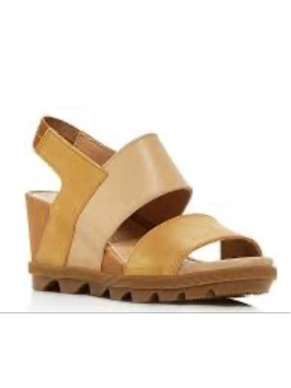 Women's Sorel Tan Joanie Li Beige Wedge Sandals Size 10.5